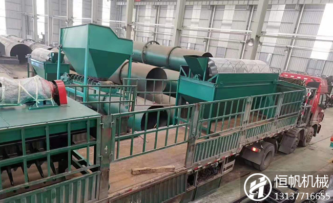 平頂山汝陽年產(chǎn)5千噸雞糞有機(jī)肥設(shè)備發(fā)貨(圖4) 平頂山有機(jī)肥設(shè)備