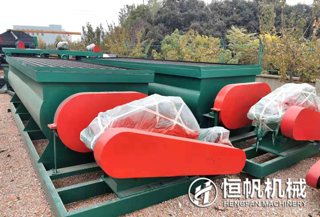糞便有機(jī)肥肥料廠區(qū)建設(shè)與有機(jī)肥設(shè)備購買投資與收益(圖3) 有機(jī)肥料攪拌機(jī)